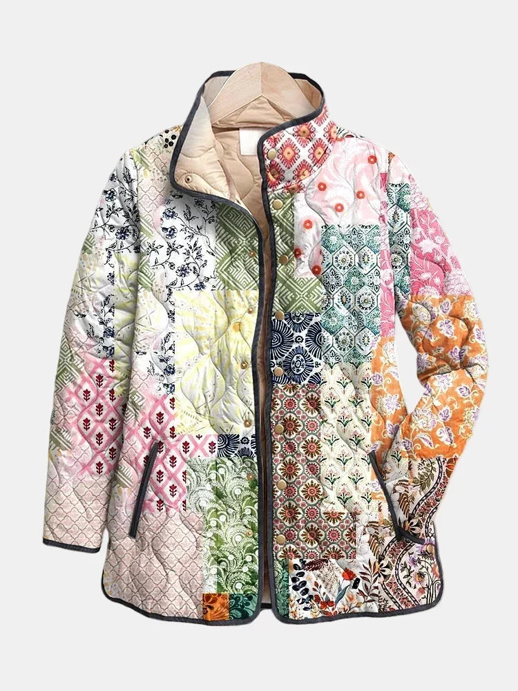 Susanne | Patchwork-Steppjacke mit Paisley