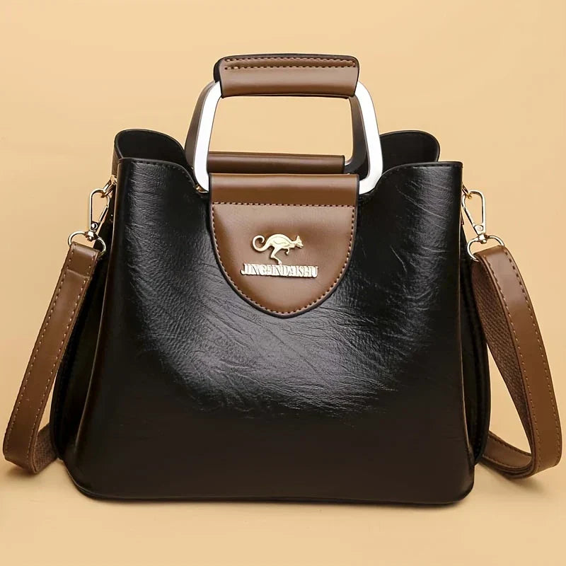 Isabella - Schicke Leder-Eimer-Tasche