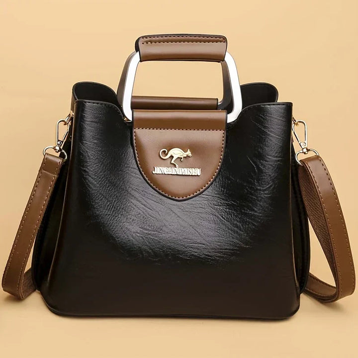 Isabella - Schicke Leder-Eimer-Tasche