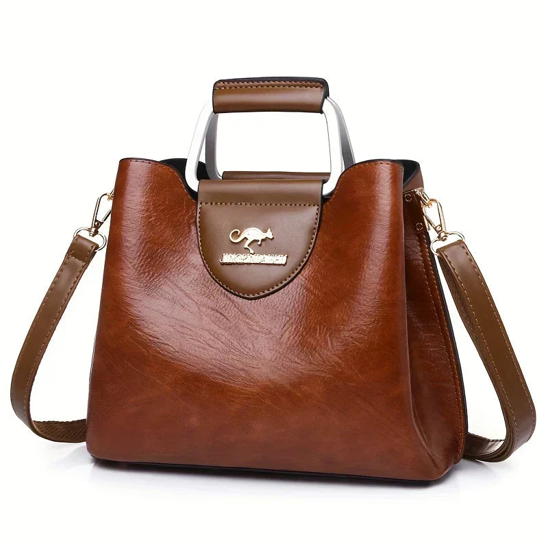 Isabella - Schicke Leder-Eimer-Tasche