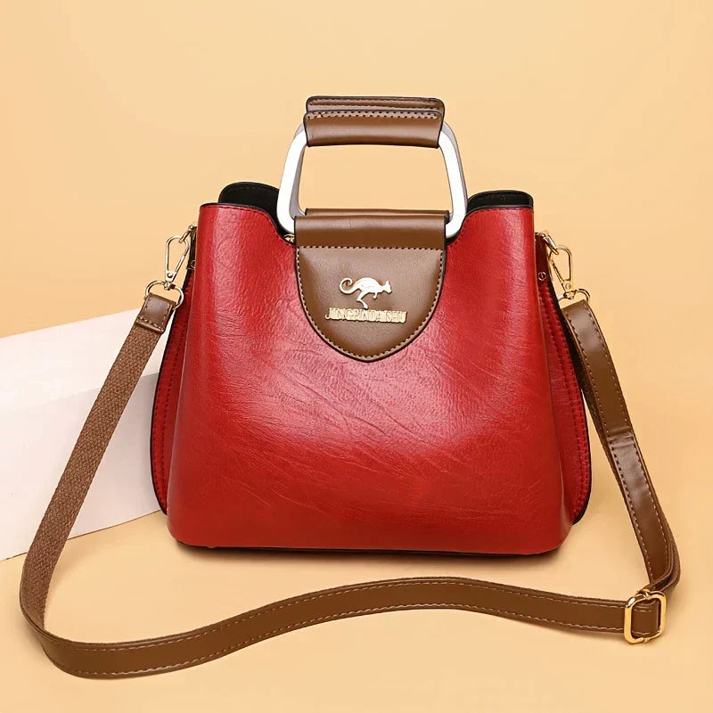 Isabella - Schicke Leder-Eimer-Tasche