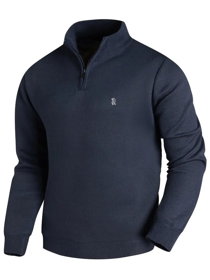 Noel | Lässiger Strickpullover Mit Reißverschluss