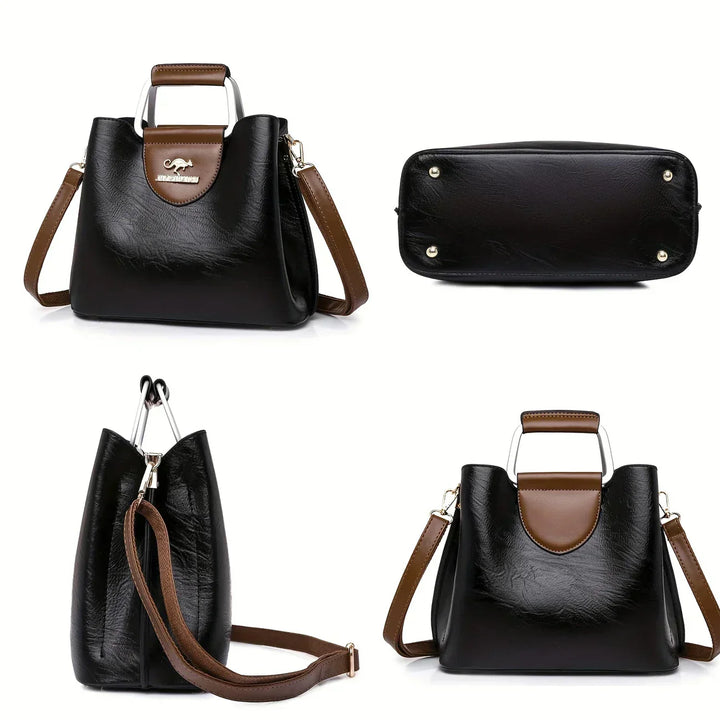 Isabella - Schicke Leder-Eimer-Tasche