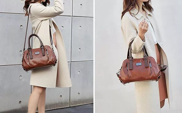 Katherine - Luxuriöse Statement-Lederhandtasche