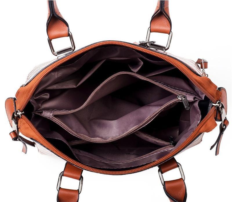 Evelyn - Everyday Elegance 4-teiliges Lederhandtaschen-Set