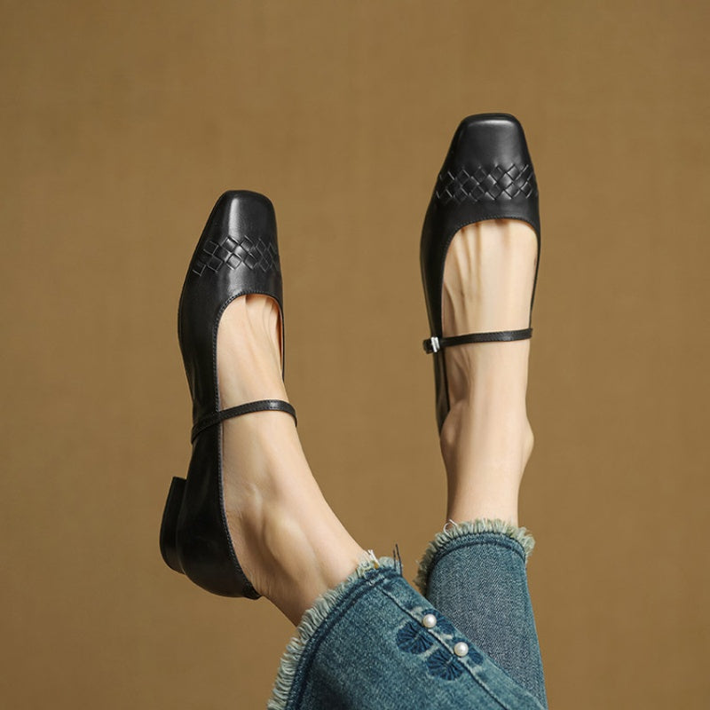 Romy | Geflochtene Ballerinas