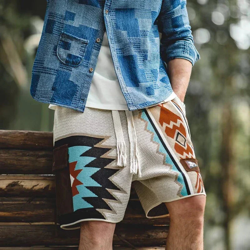 Colin | Tribal Print Shorts