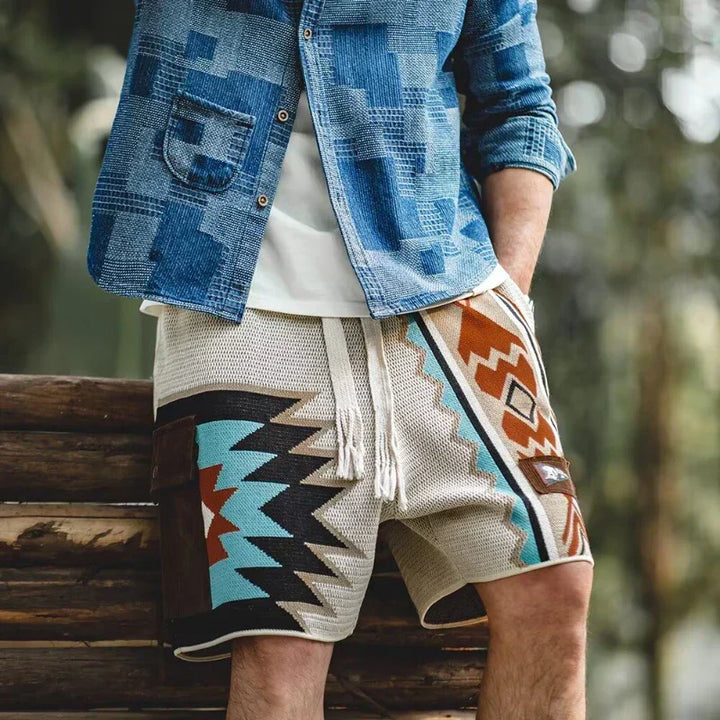 Colin | Tribal Print Shorts