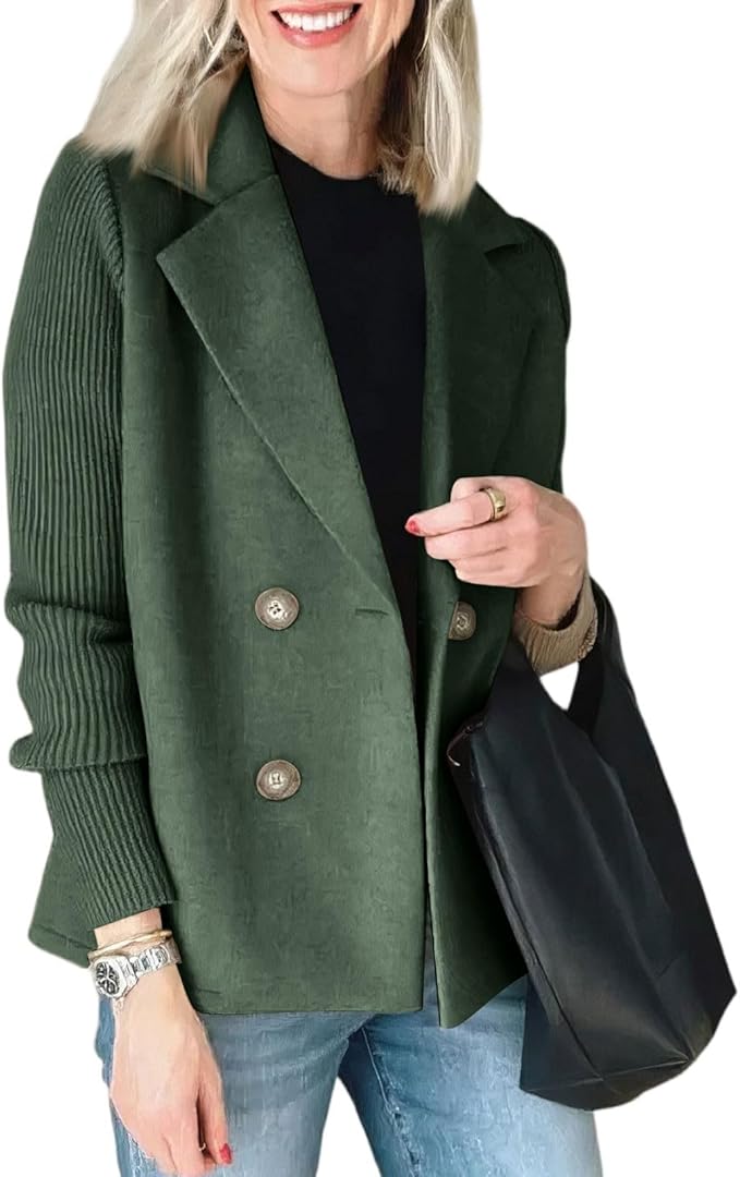 Camela | Blazer mit gestrickten Ärmeln