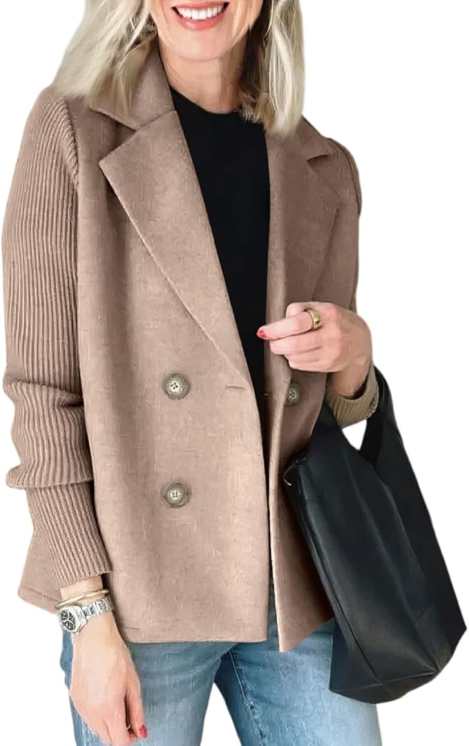 Camela | Blazer mit gestrickten Ärmeln