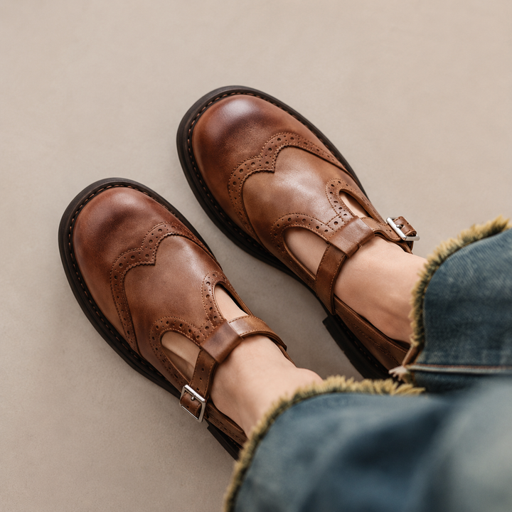 Ida | Vintage-Spangenschuhe