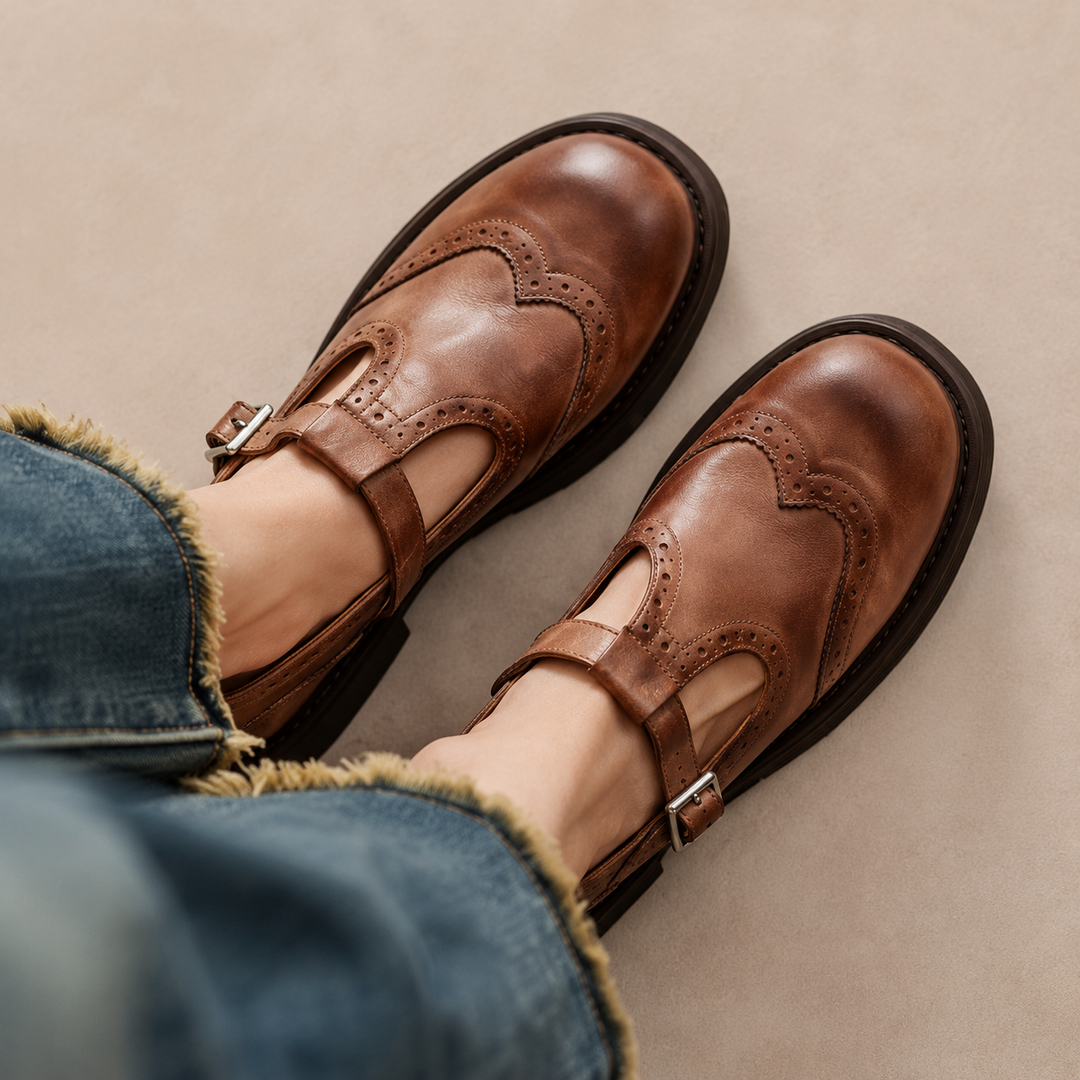 Ida | Vintage-Spangenschuhe