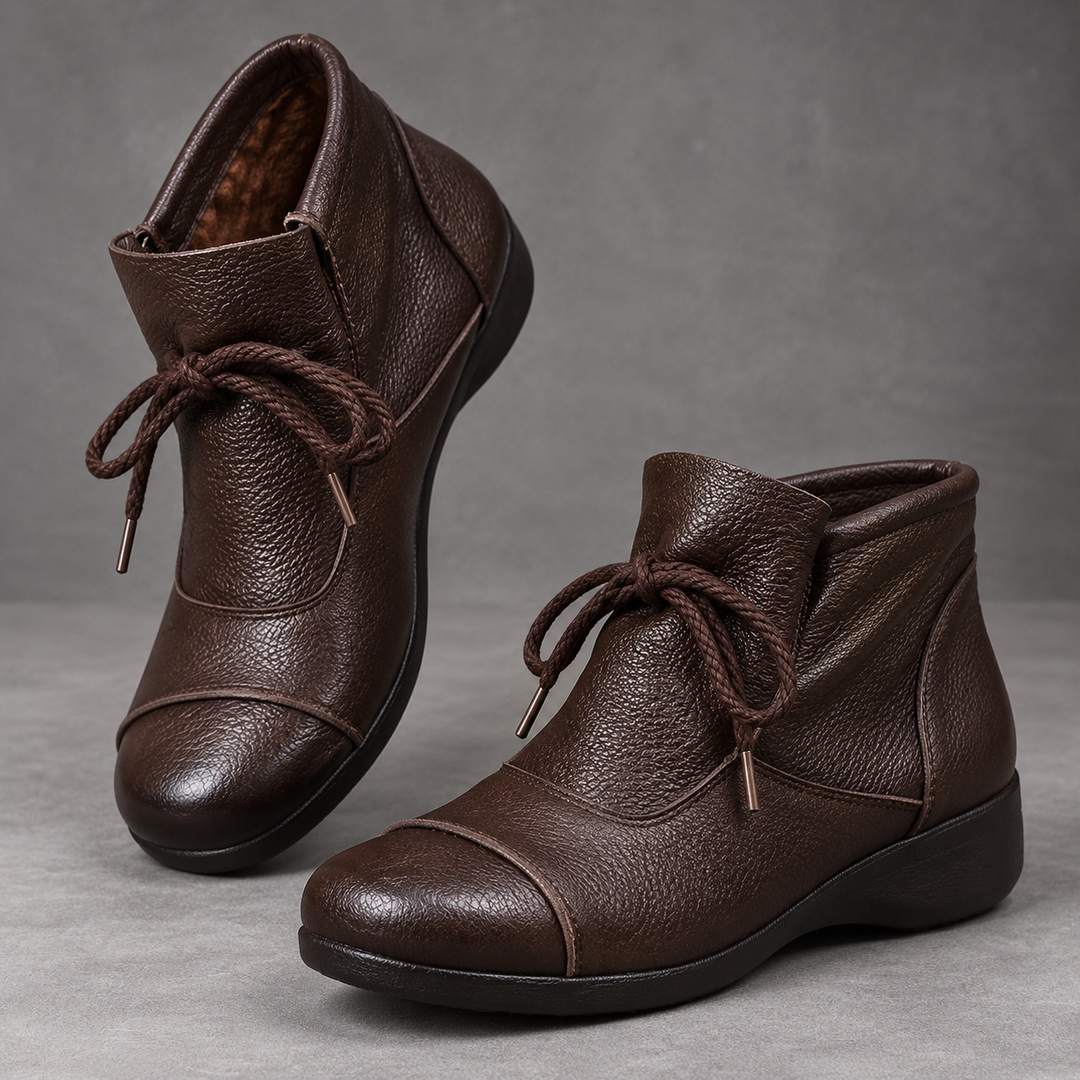 Marlene | Schnürstiefeletten mit flacher Sohle