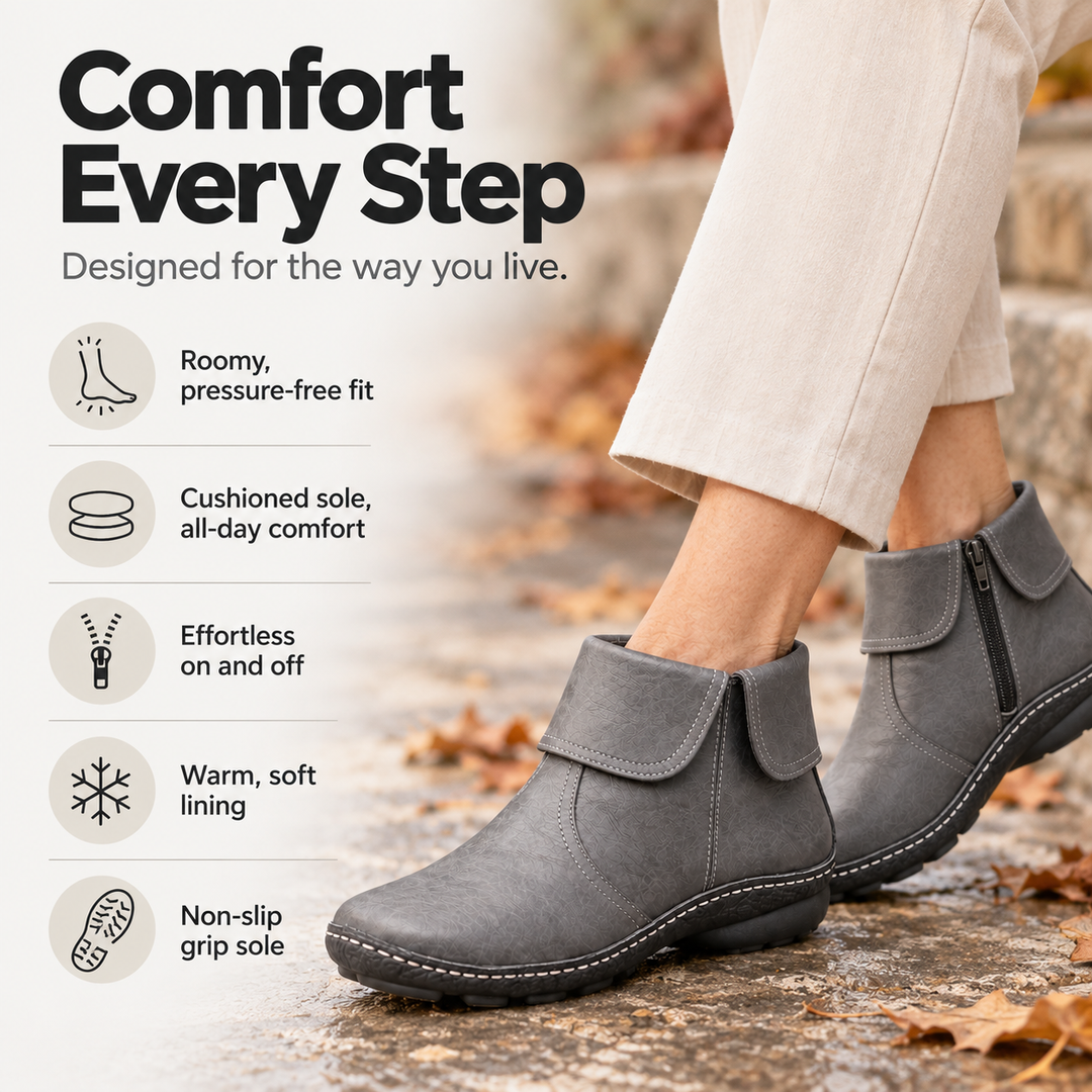Grete | Stiefeletten mit Umschlag