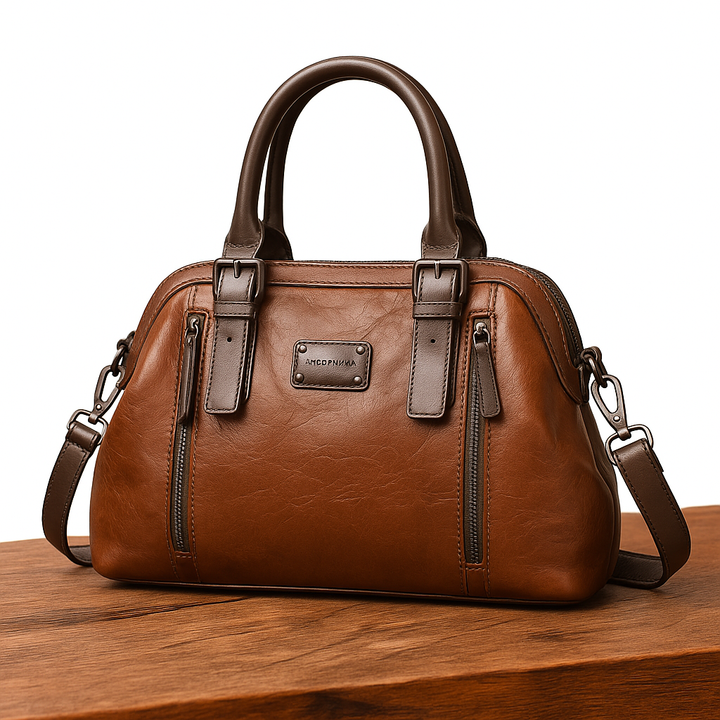 Katherine - Luxuriöse Statement-Lederhandtasche