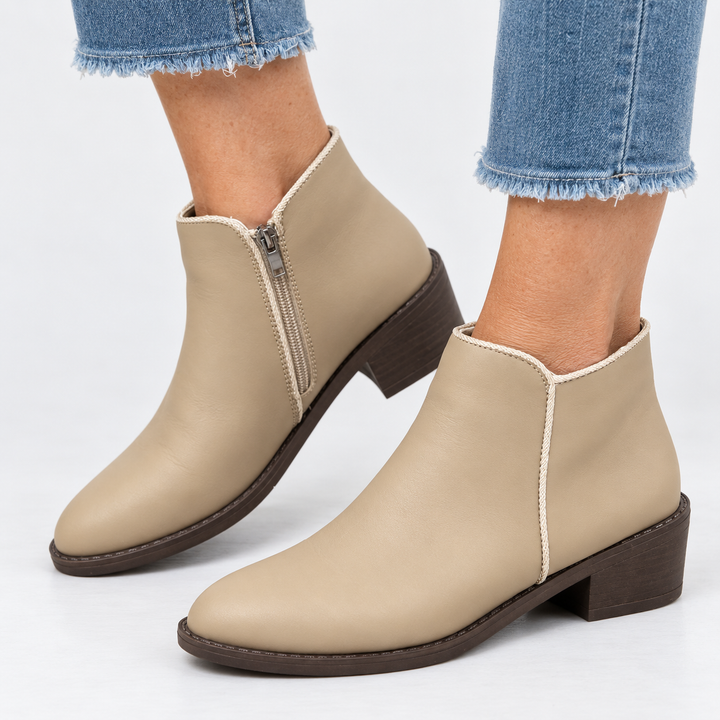 Gerda | Klassische Stiefeletten mit Blockabsatz