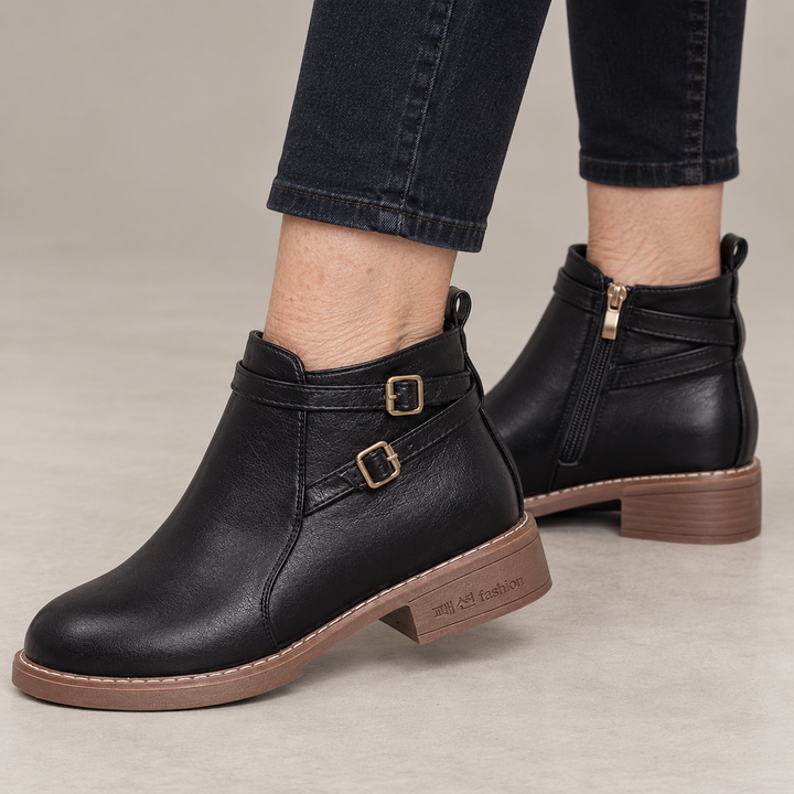 Helga | Stiefeletten mit Schnallenriemen
