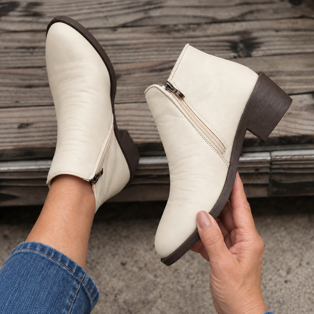 Gerda | Klassische Stiefeletten mit Blockabsatz