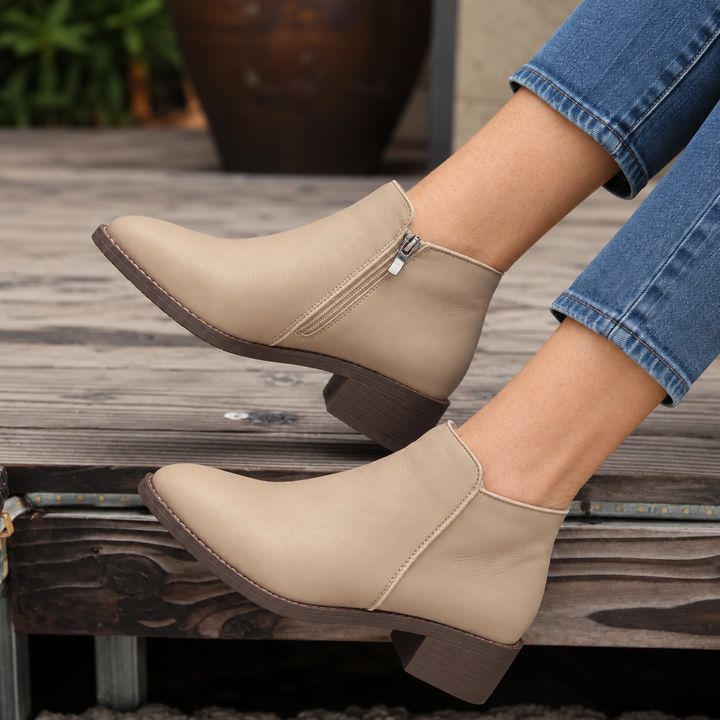 Gerda | Klassische Stiefeletten mit Blockabsatz