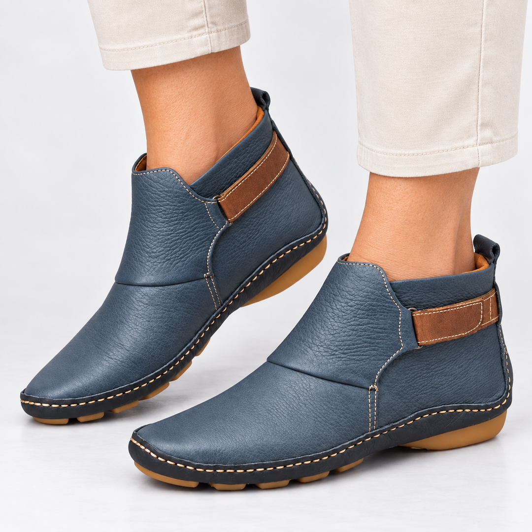 Ingrid | Stiefeletten mit Zierriemen