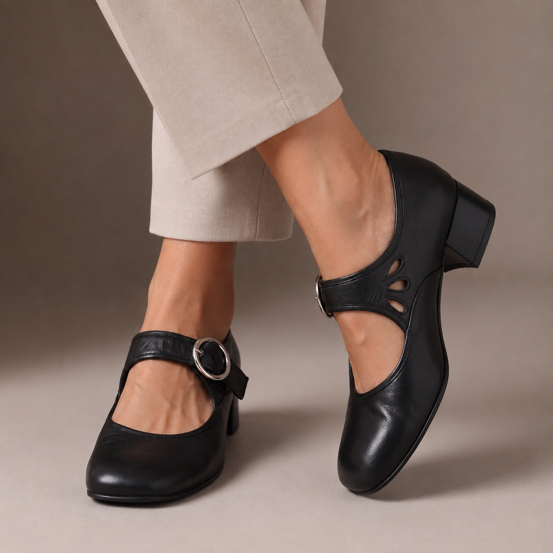 Agnes | Mary Janes mit Blockabsatz