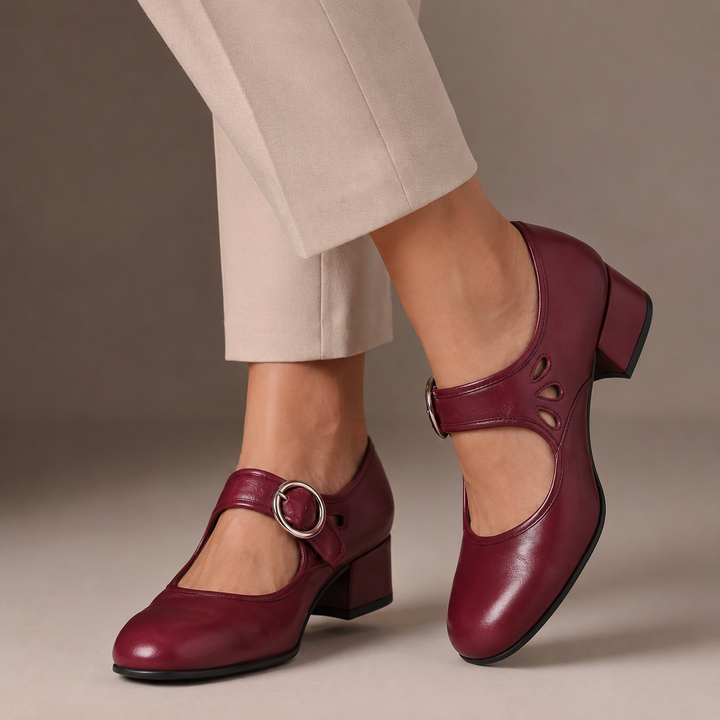 Agnes | Mary Janes mit Blockabsatz