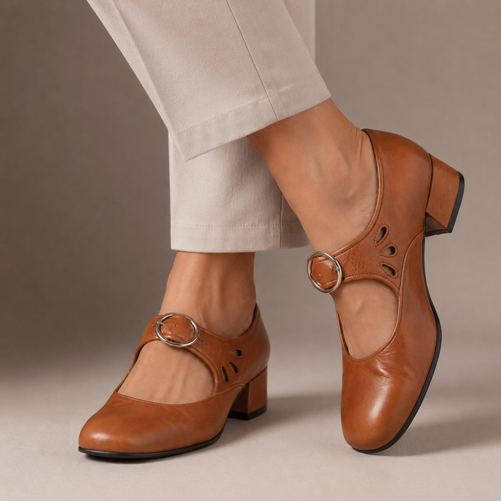 Agnes | Mary Janes mit Blockabsatz