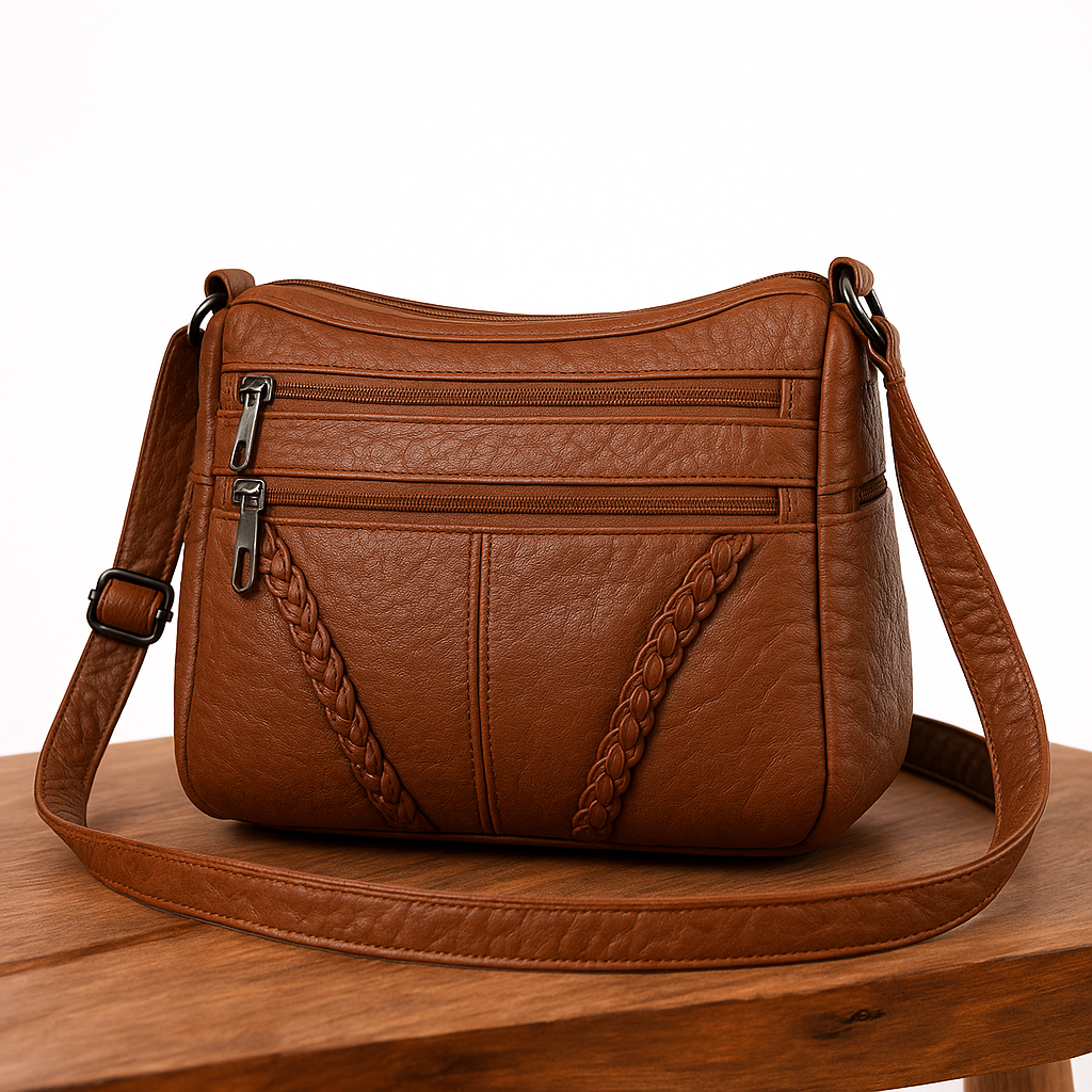 Ellen - Klassische Harmony Leder Tasche