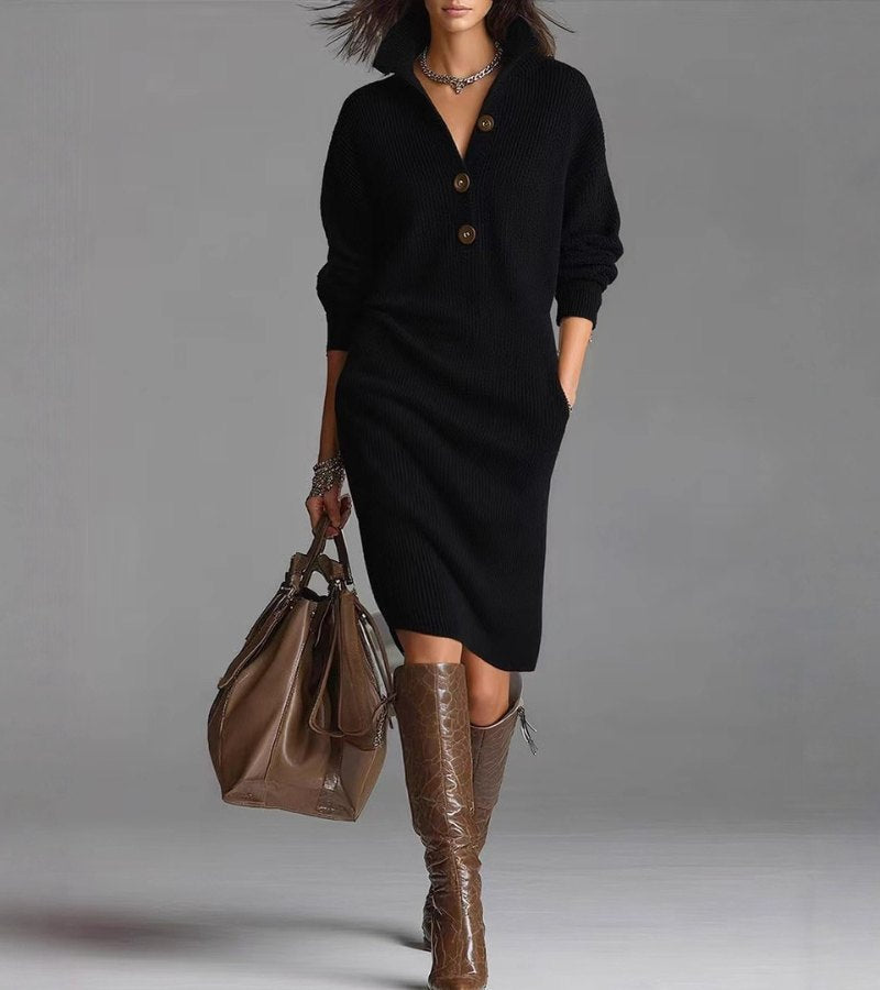 Scarlett | Elegantes Strickkleid mit zeitloser Ausstrahlung