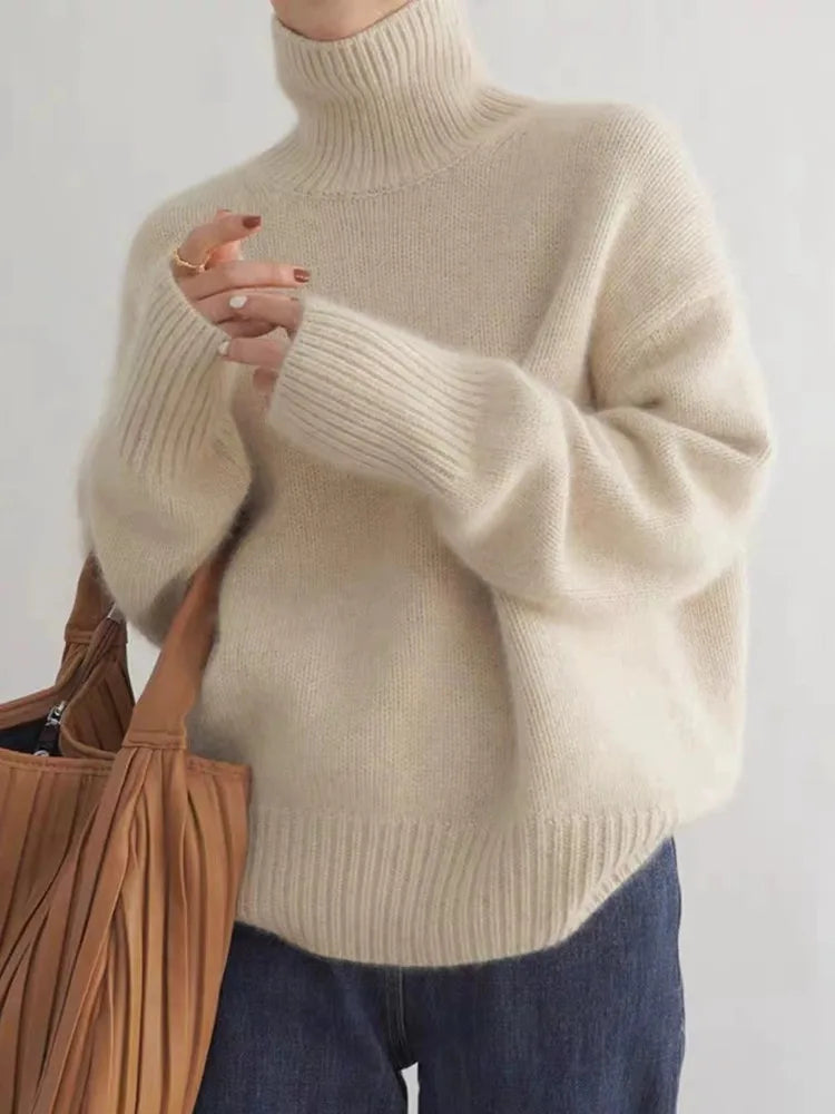 Isabella™ - Zeitloser Cashmere-Rollkragenpullover