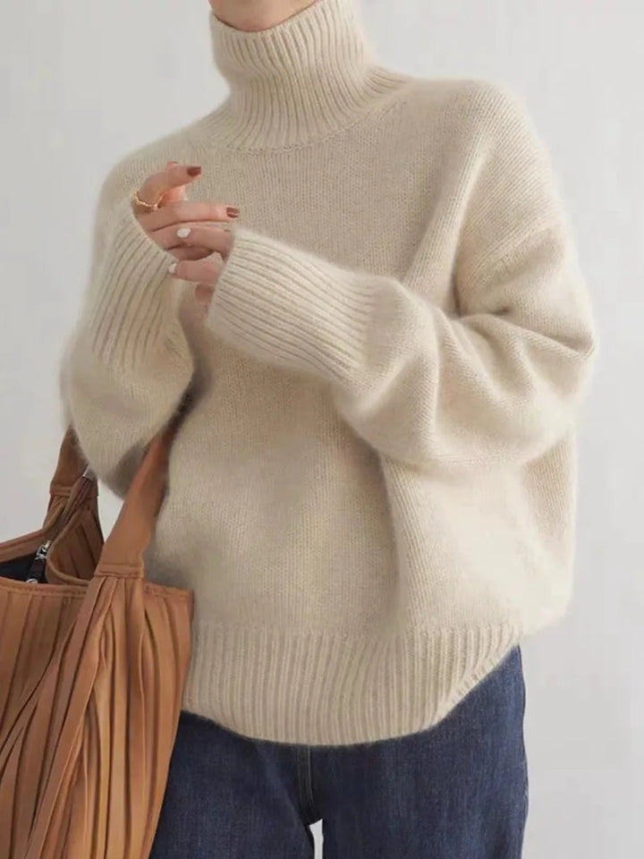 Isabella™ - Zeitloser Cashmere-Rollkragenpullover