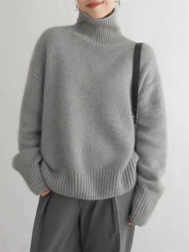 Isabella™ - Zeitloser Cashmere-Rollkragenpullover