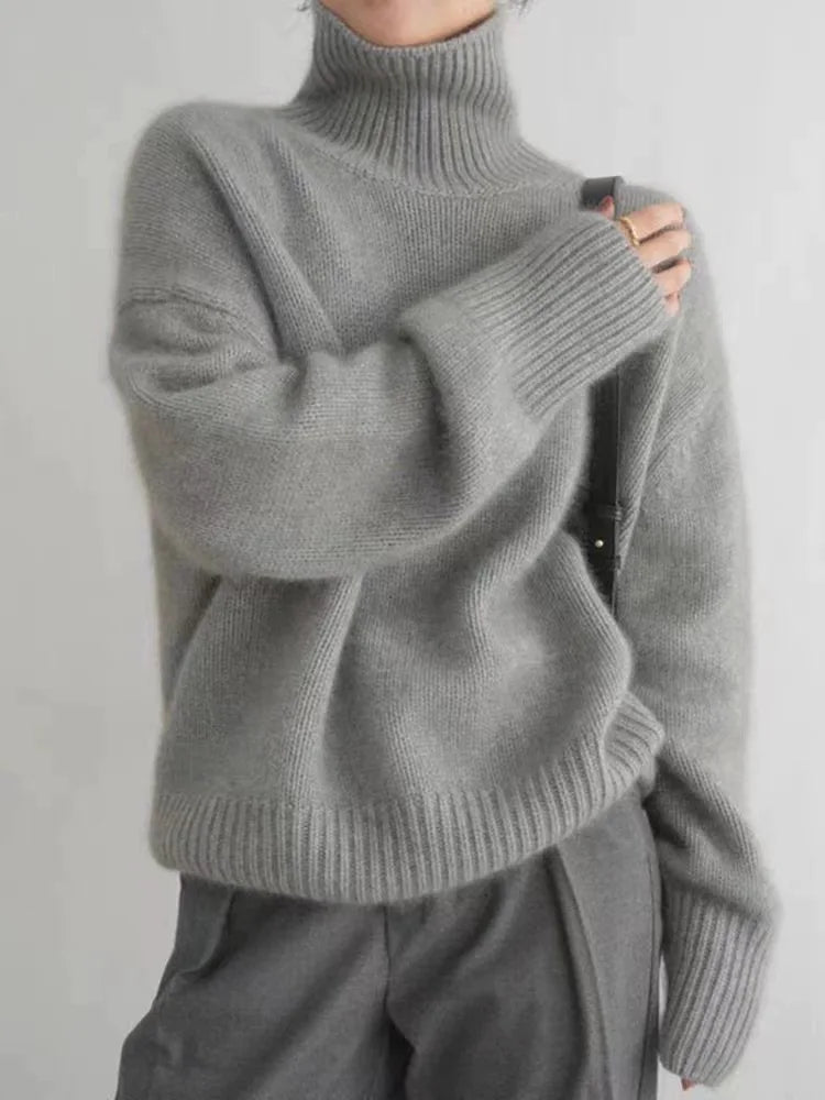 Isabella™ - Zeitloser Cashmere-Rollkragenpullover