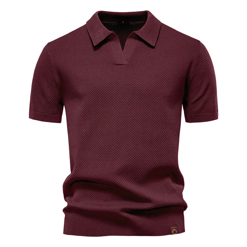 Luca | Exklusives Poloshirt mit moderner Struktur