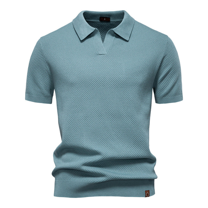 Luca | Exklusives Poloshirt mit moderner Struktur