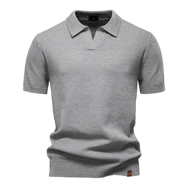 Luca | Exklusives Poloshirt mit moderner Struktur