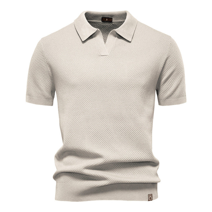 Luca | Exklusives Poloshirt mit moderner Struktur