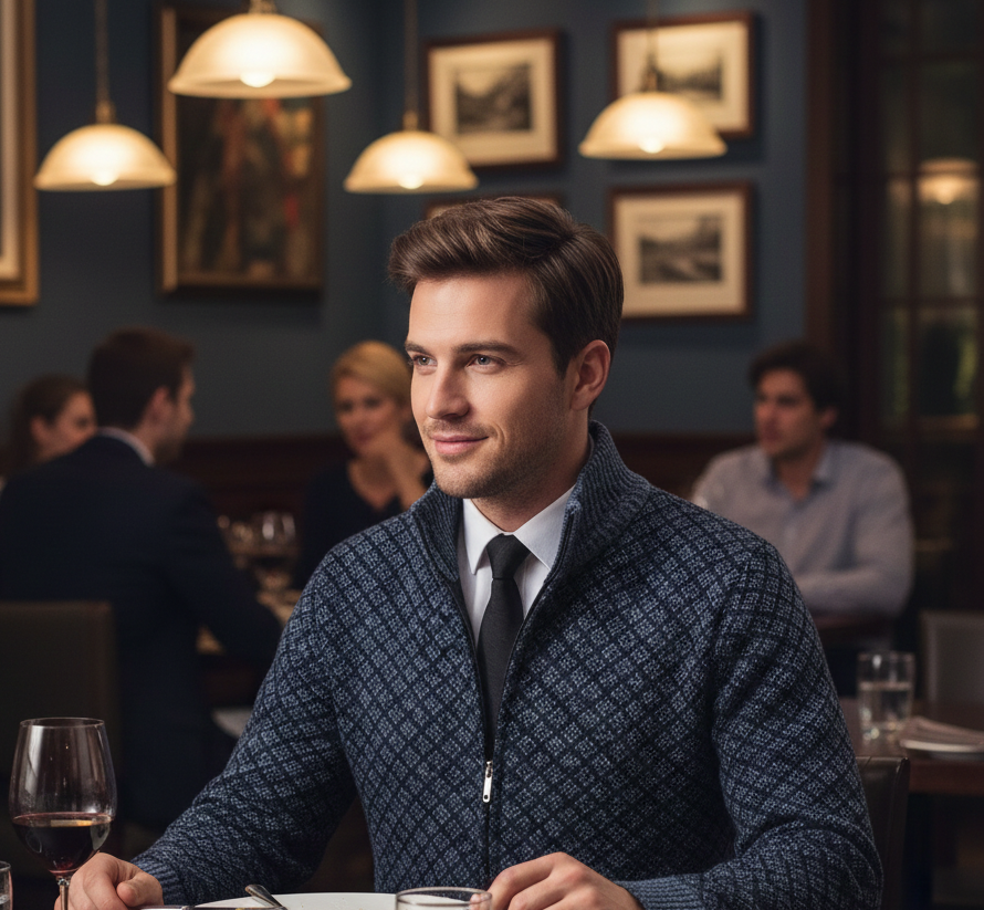 Oliver | Strickjacke für kühlere Abende