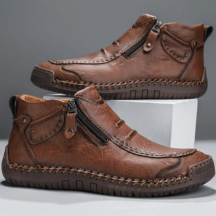 Hubert | Schnürschuh mit Seitenreißverschluss