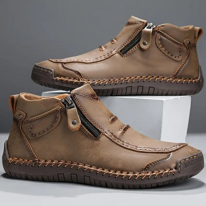 Hubert | Schnürschuh mit Seitenreißverschluss