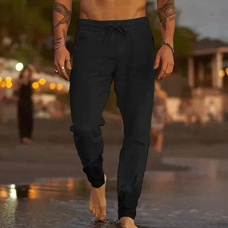 Alfredo | Luftige Leinenhose