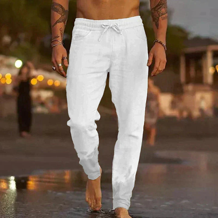 Alfredo | Luftige Leinenhose