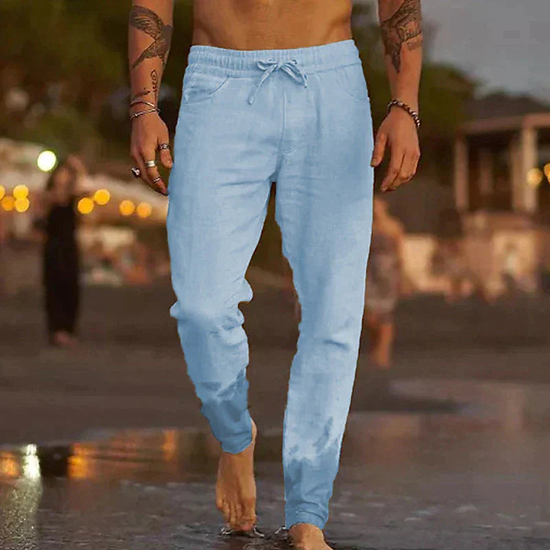 Alfredo | Luftige Leinenhose