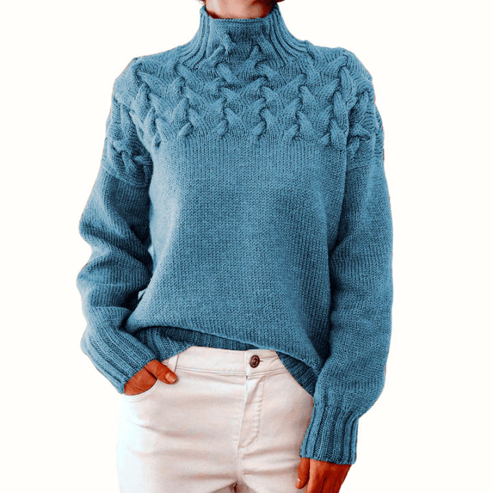 Elva | Gemütlicher Damen-Rollkragenpullover