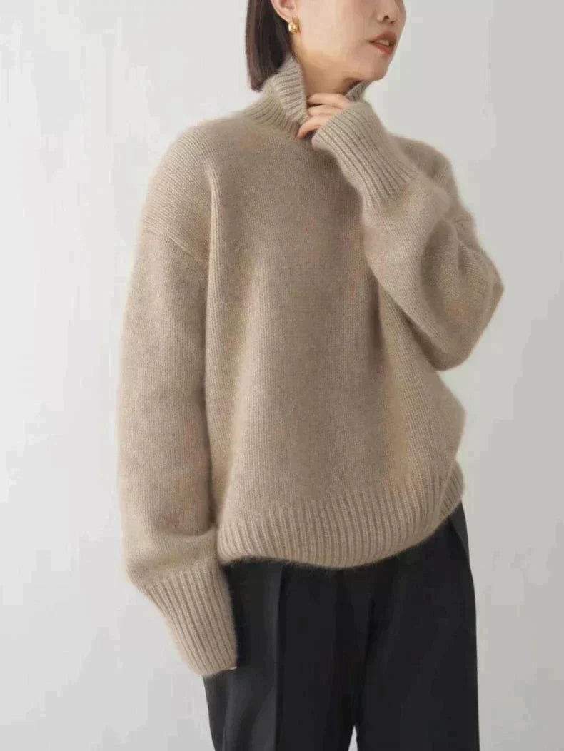 Isabella™ - Zeitloser Cashmere-Rollkragenpullover