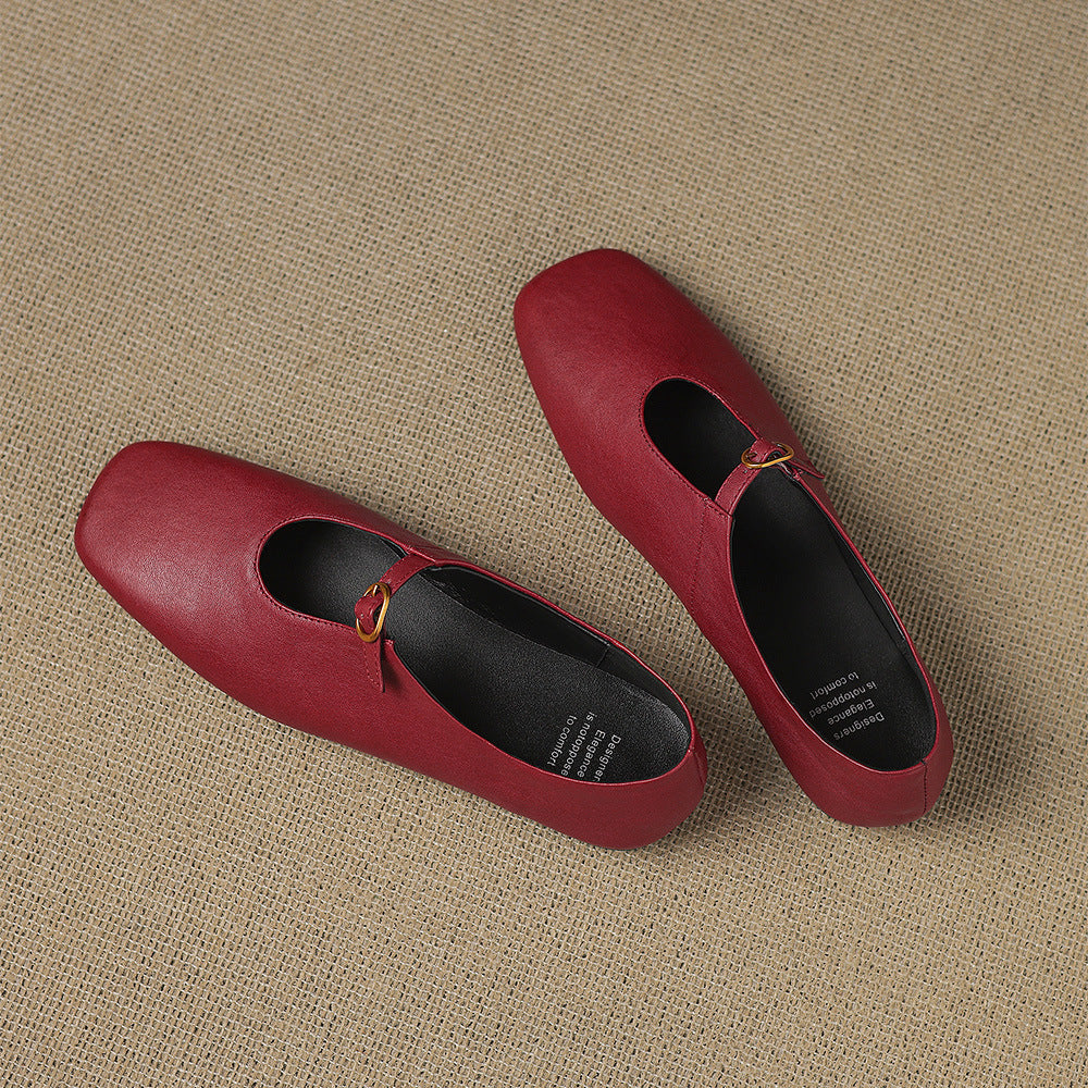 Mila | Flache Spangenschuhe