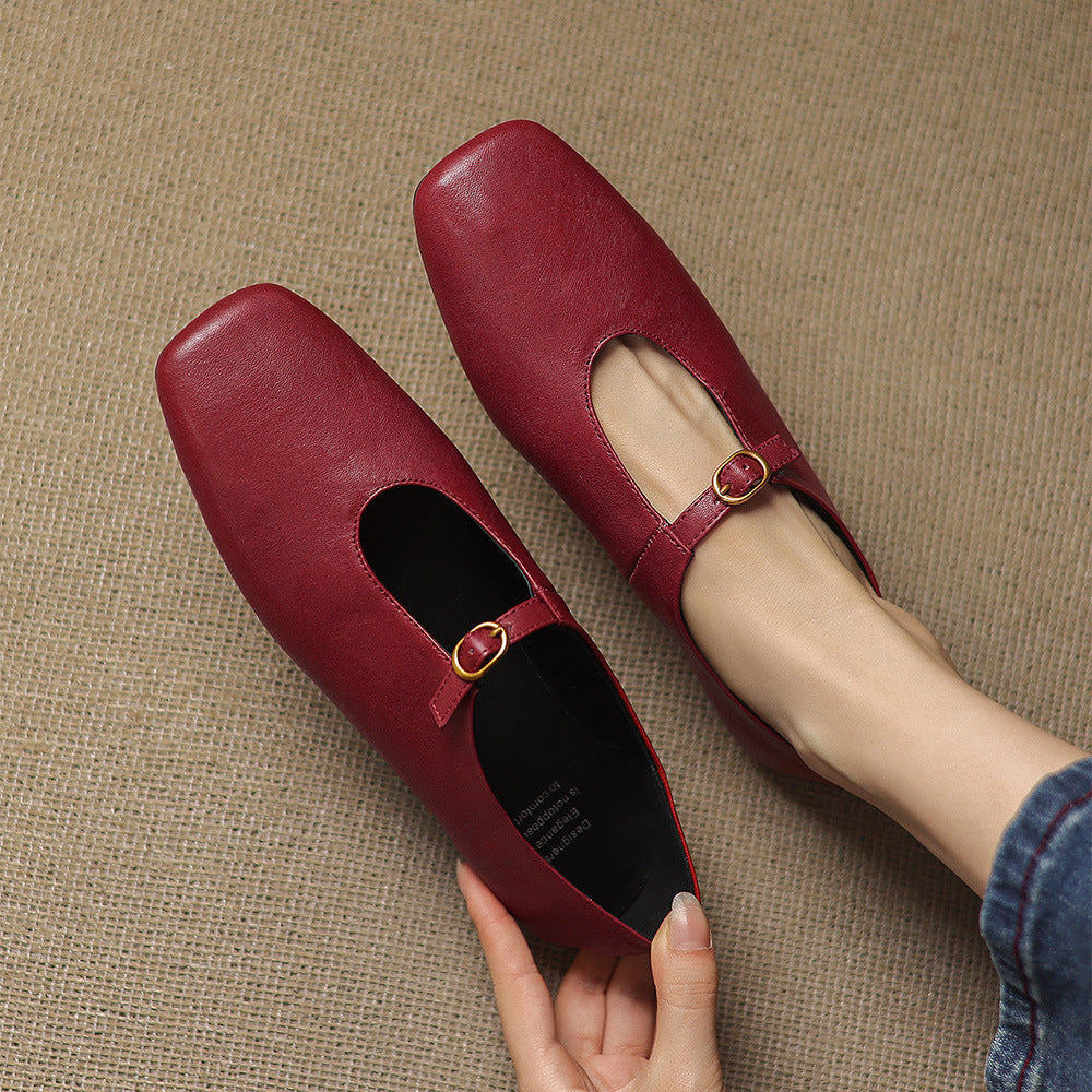 Mila | Flache Spangenschuhe