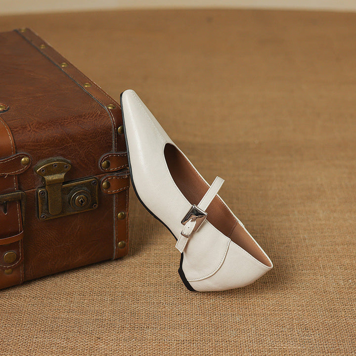 Jutta | Spitze Spangenpumps