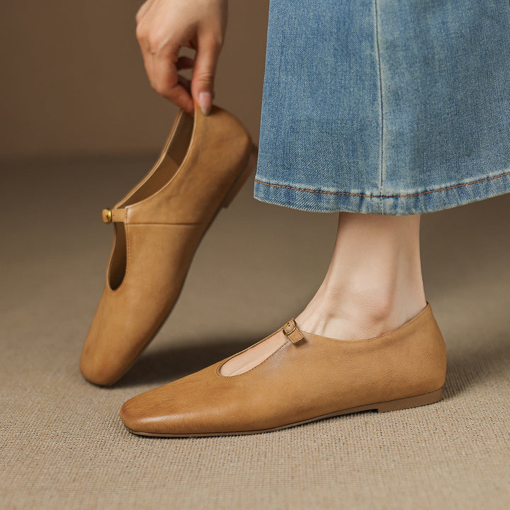 Mila | Flache Spangenschuhe