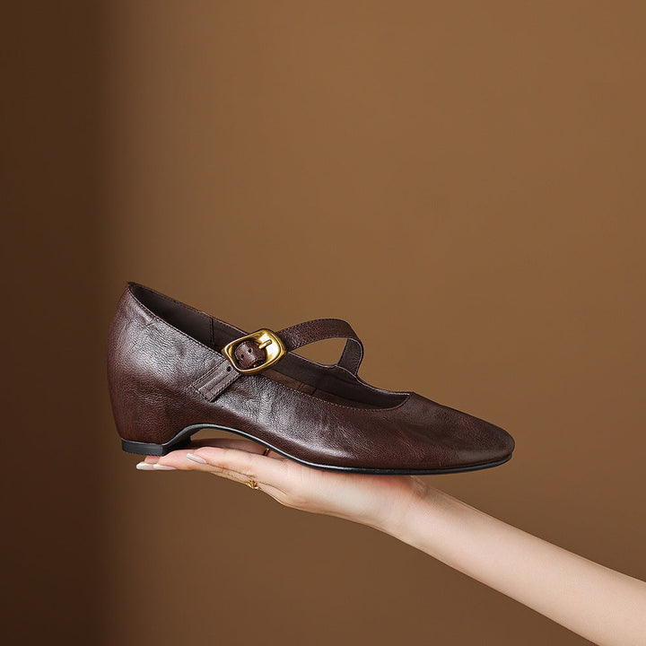 Lene | Runde Spangenschuhe